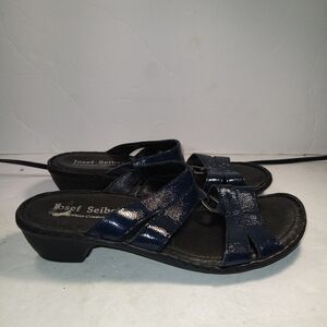 Josef Seibel Emmy Slip On Comfort Slide Sandals Women's sz 8(39).